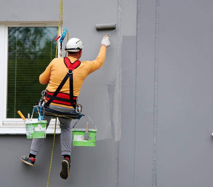 Peinture après ravalement façade Guipavas